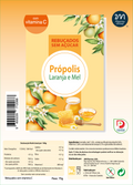 Rebuçados sem açúcar de Própolis com Vitamina C e sabor a Laranja e Mel