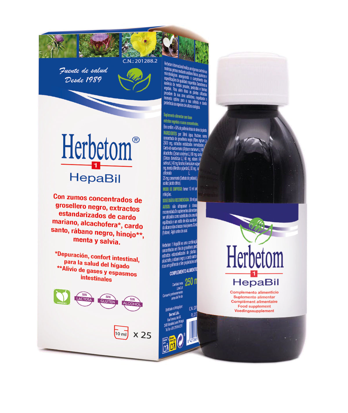 Herbetom 1 Xarope Hepabil