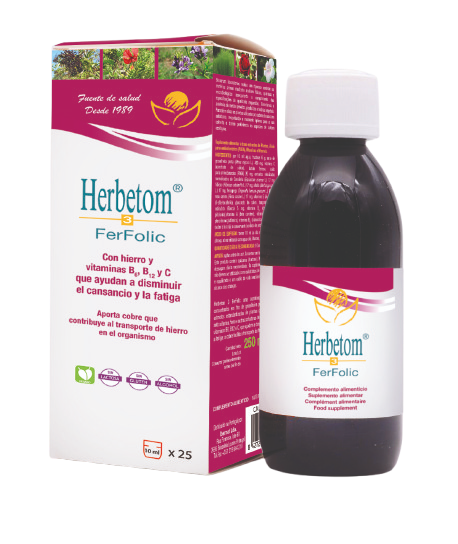 Herbetom 3 Xarope Fer Folic