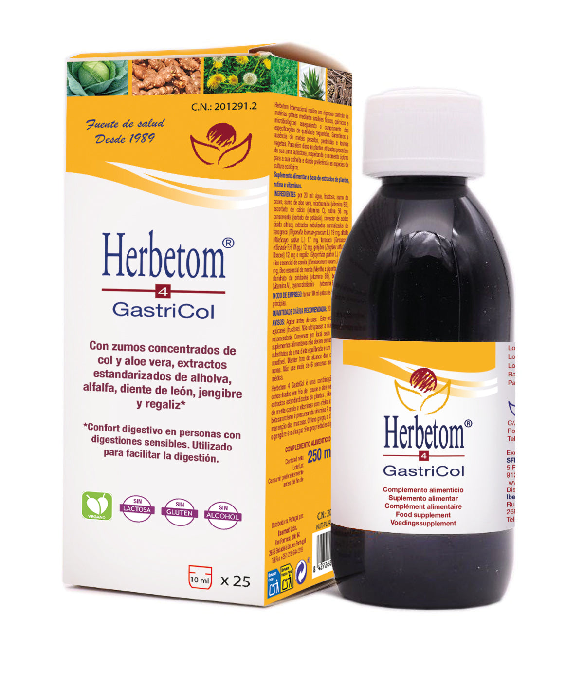 Herbetom 4 Xarope Gastricol