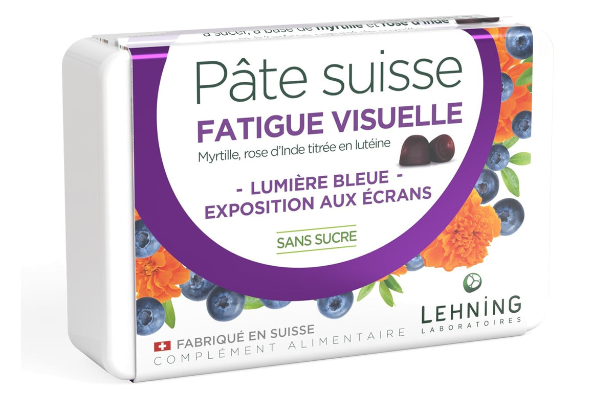 Gomas Pâte Suisse Fadiga Visual